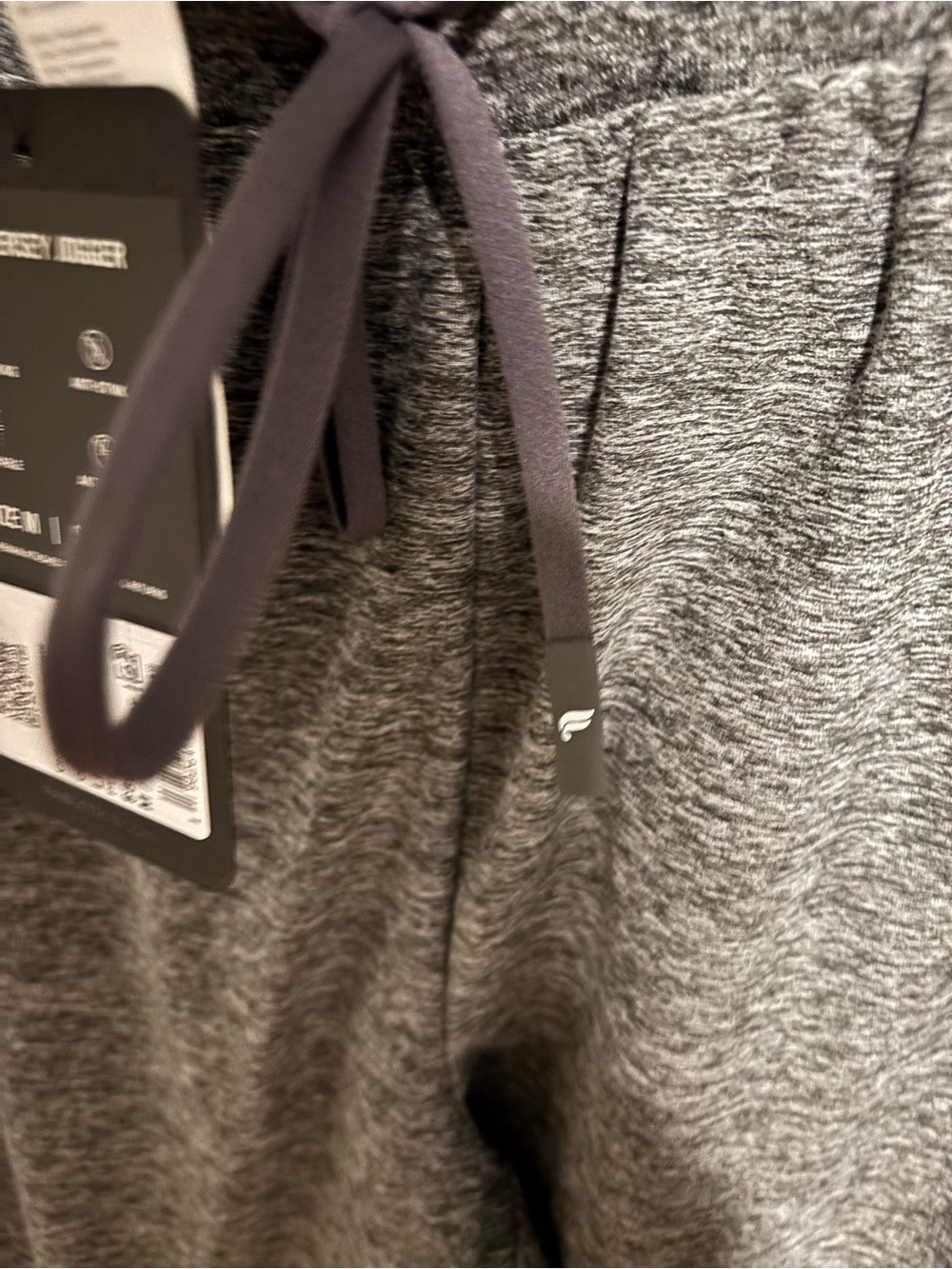 Fabletics Heather Gray Drawstring Joggers - Picture 4 of 6